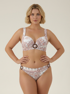 SunseekerDesert Palm Desert Rose Plus Cup Ring Bikini Top