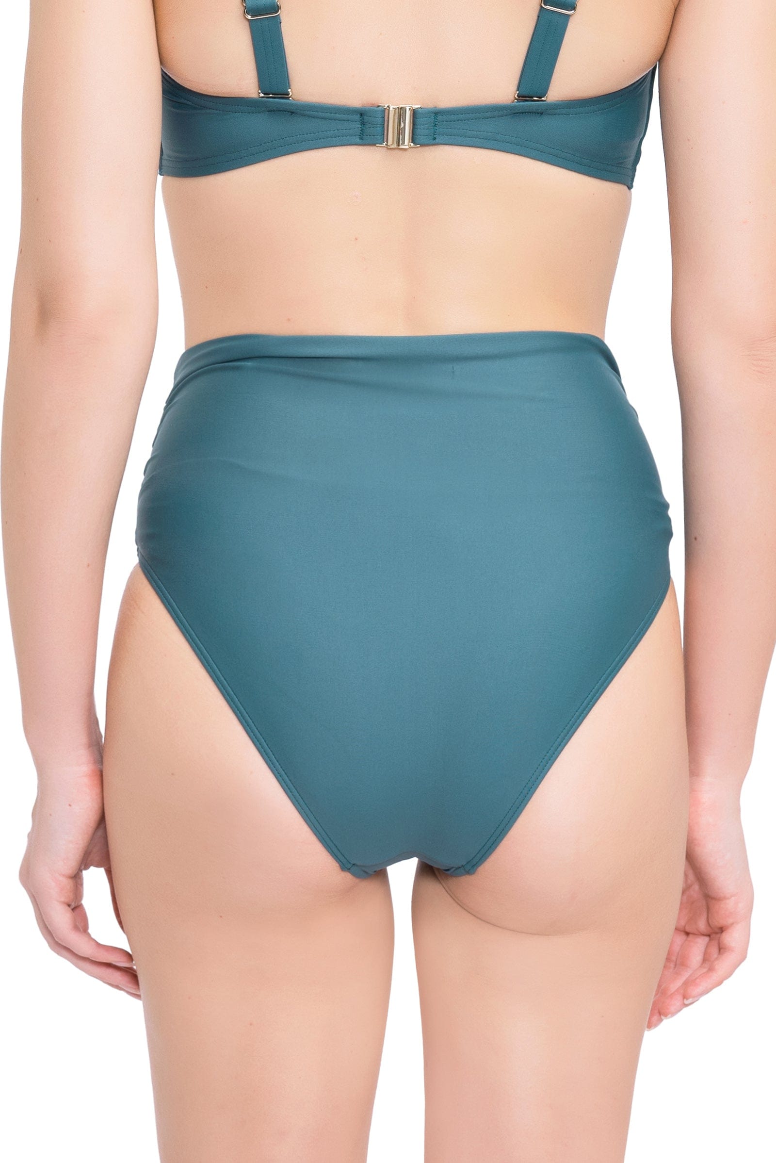 Bikini Bottoms Core Solid Atlantic Deep Full Classic Pant - Sunseeker