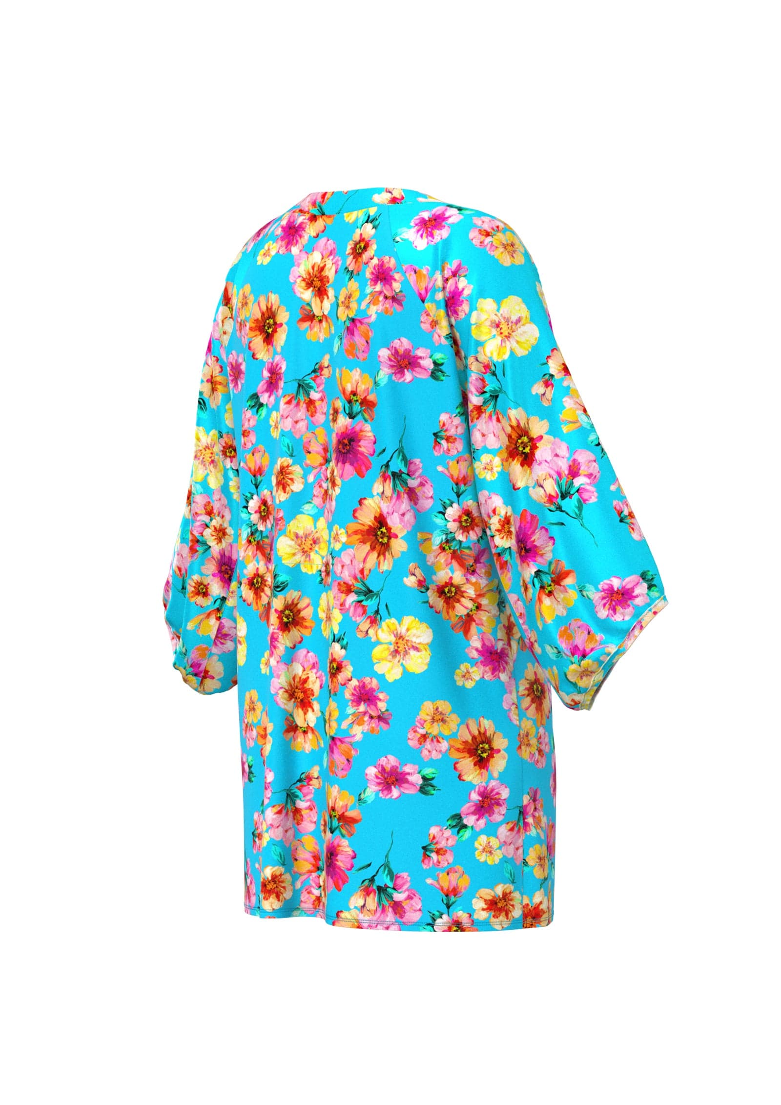 Sunseeker Vibrant Vacation Sky Blue Kaftan