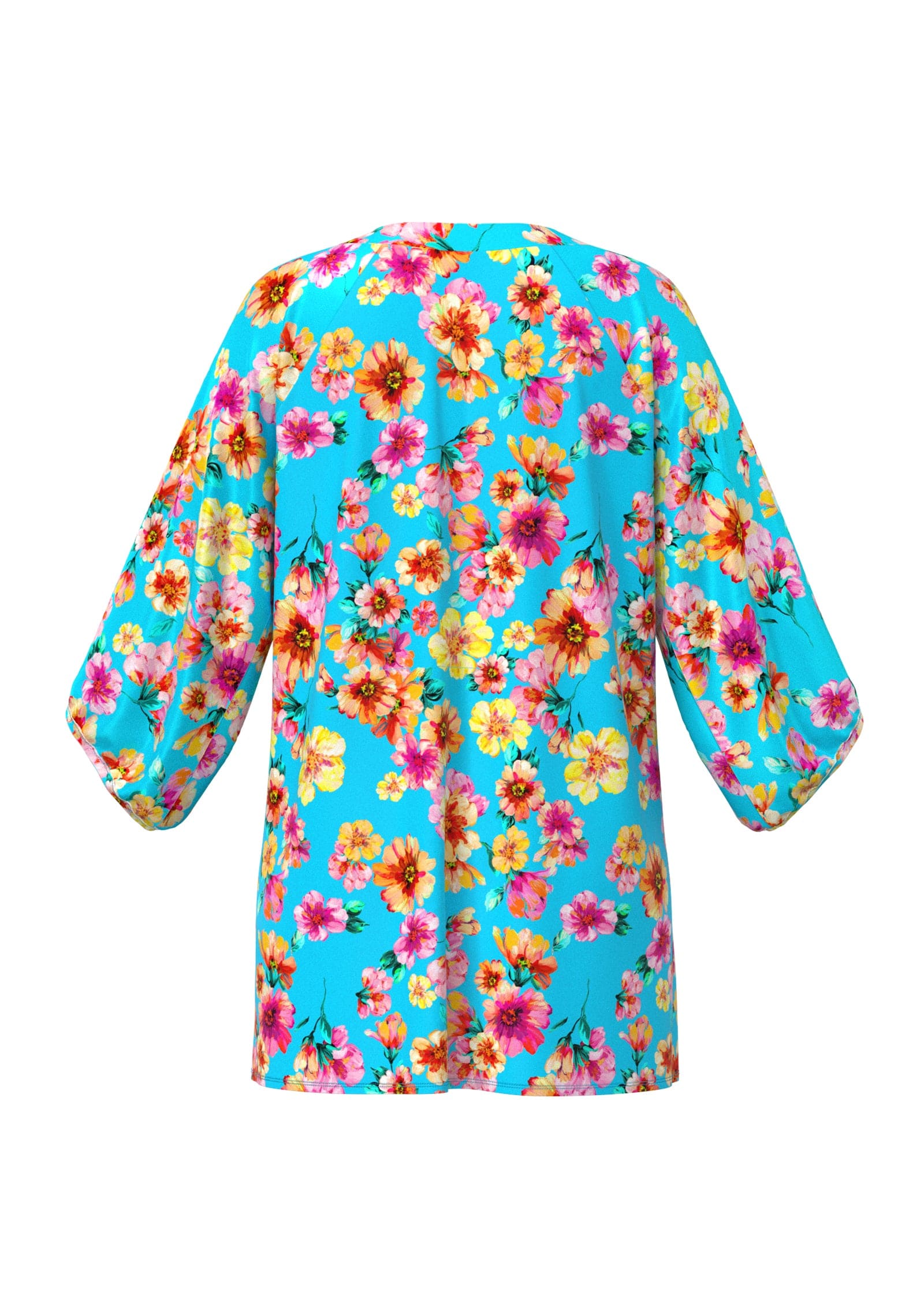 Sunseeker Vibrant Vacation Sky Blue Kaftan