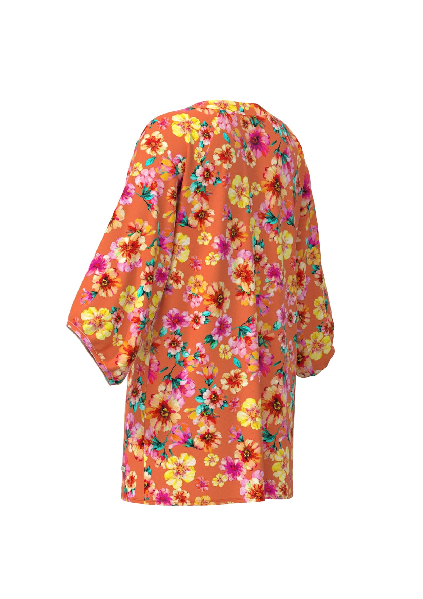 Sunseeker Vibrant Vacation Spicy Orange Kaftan