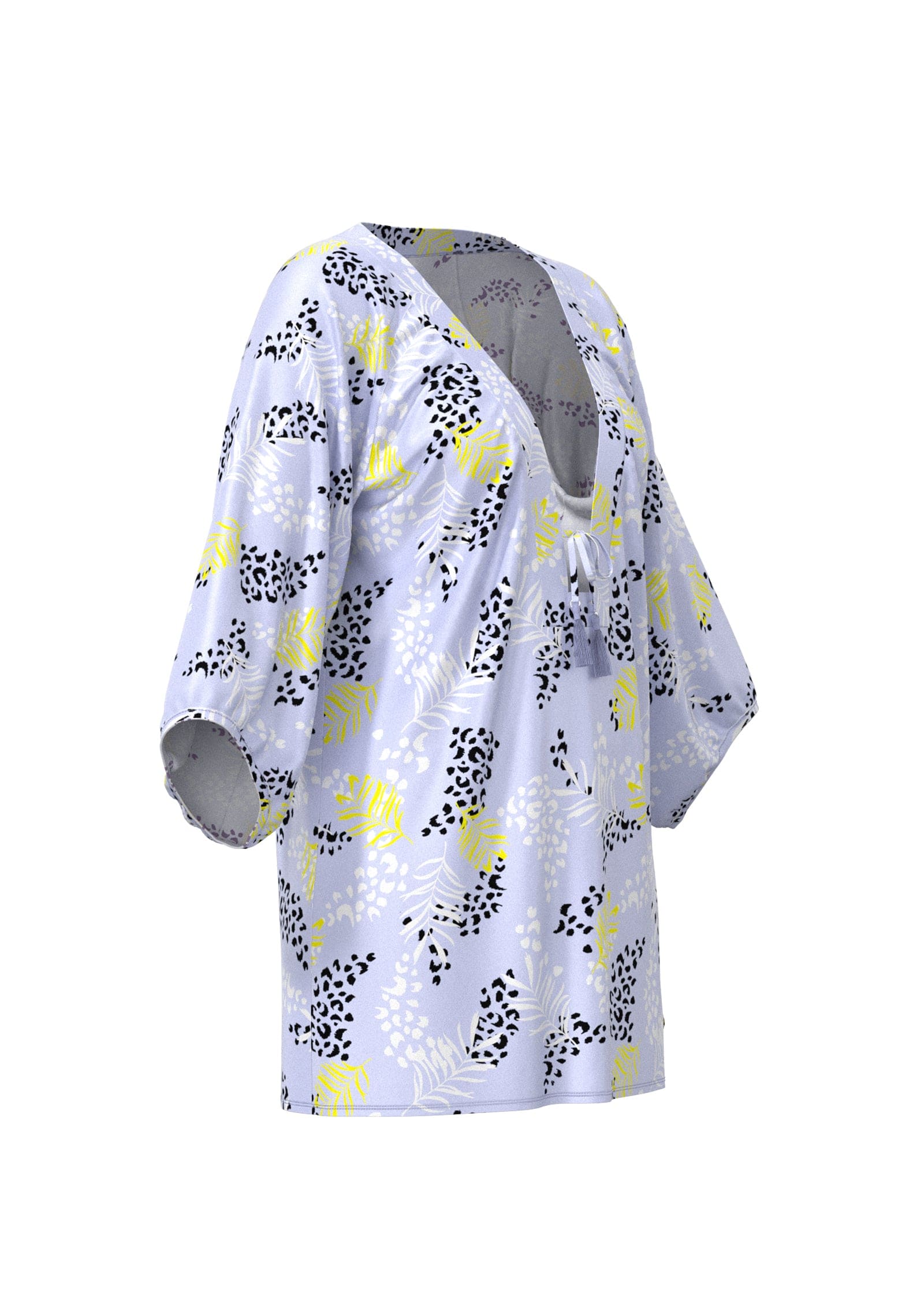 Sunseeker Elevated Animal Persian Violet Kaftan